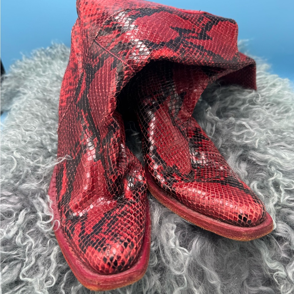Hype Snakeskin Women's Boots